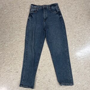 Zara Dark Blue Straight Leg Jeans